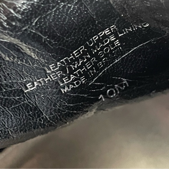 ANTONIO MELANI THEA WOMENS ANKLE BOOTIE BLACK LEATHER PEEP TOE HIGH HEELS BOOTS - Picture 7 of 11